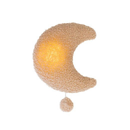 Мобиль музыкальный с подсветкой Mrs. Ertha "Moon", кремовое